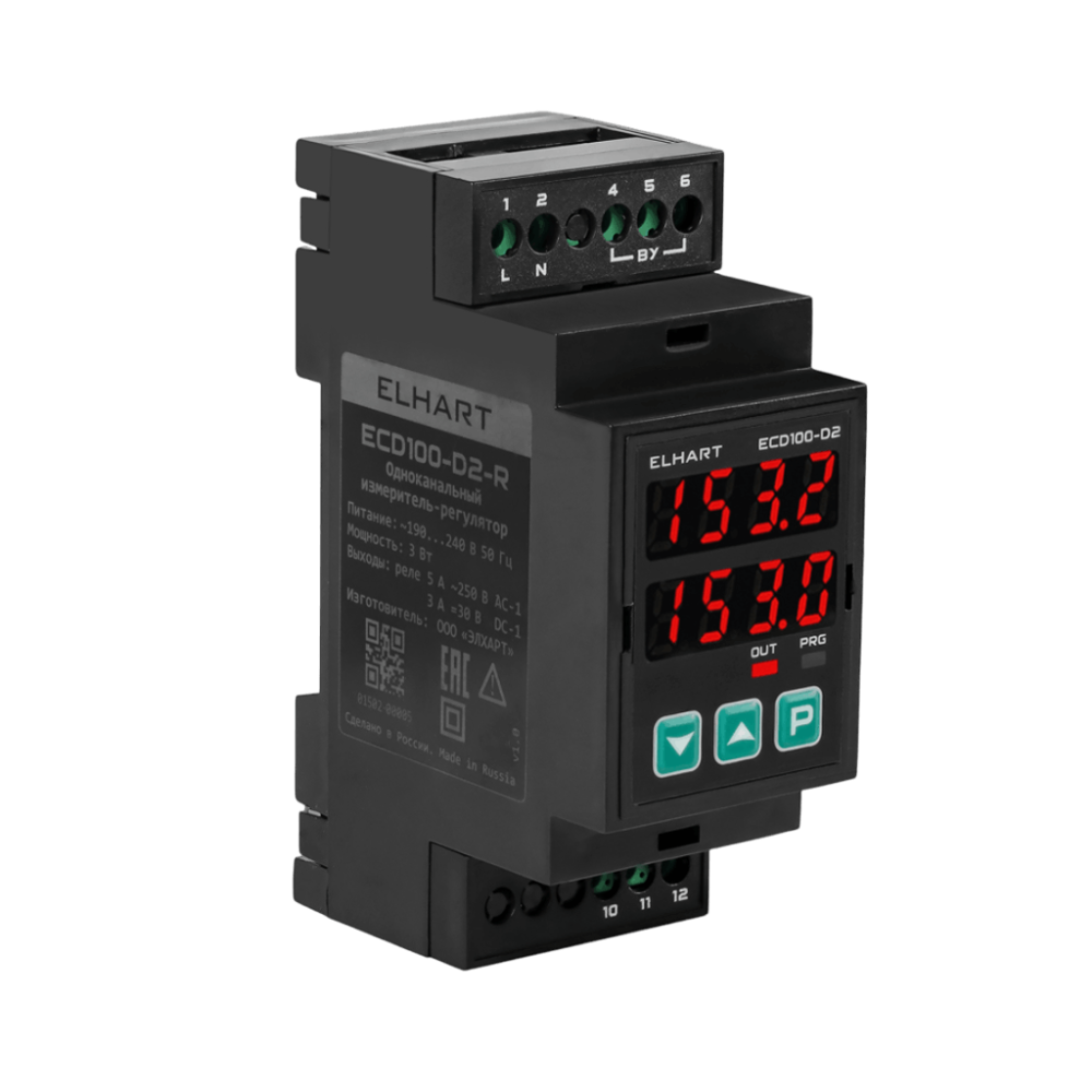 ECD100-D2-R Измеритель-регулятор температуры