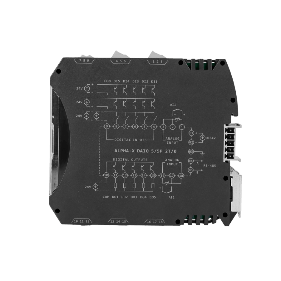 Alpha-X DAIO 5/5P 2T/0 Модуль ввода-вывода комбинированный