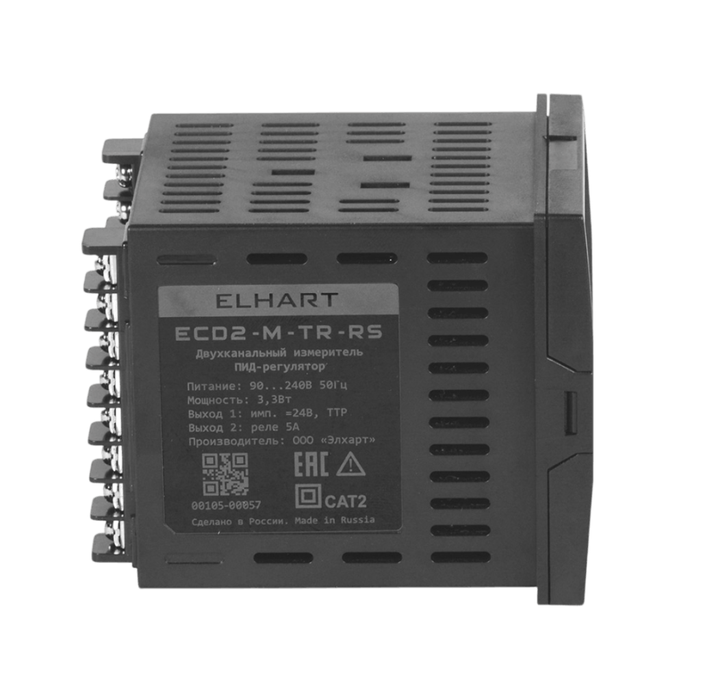 ECD2-M-TR-RS ПИД-регулятор 2-х канальный