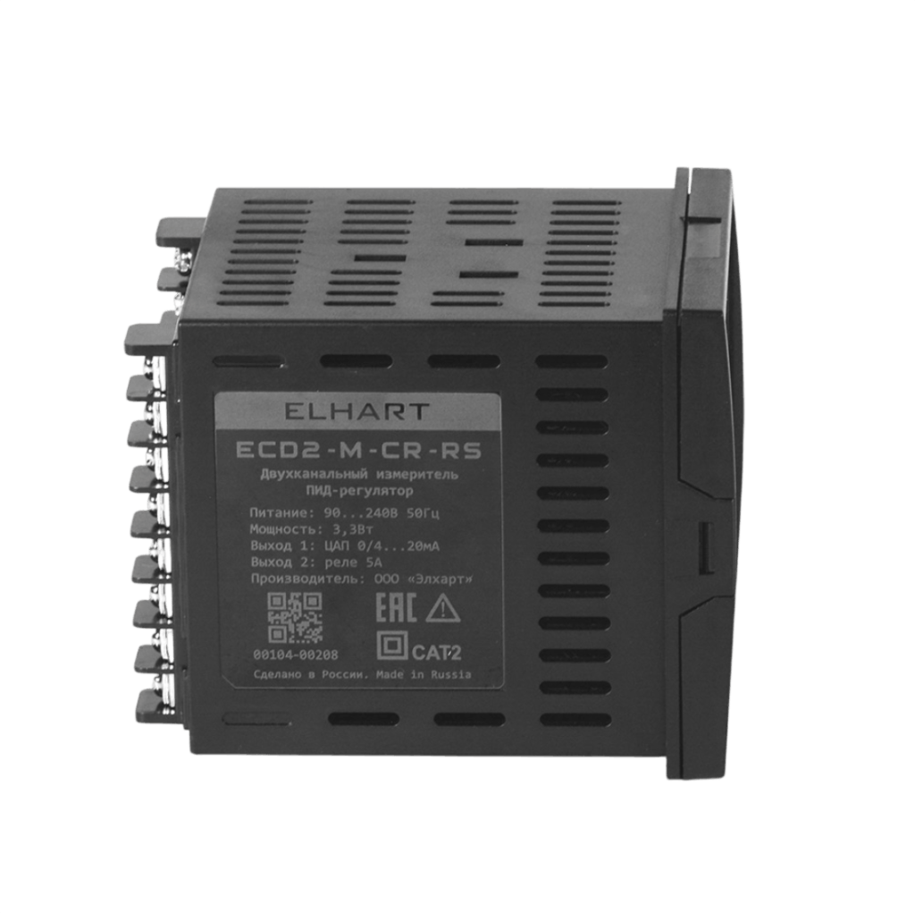 ECD2-M-CR-RS ПИД-регулятор 2-х канальный