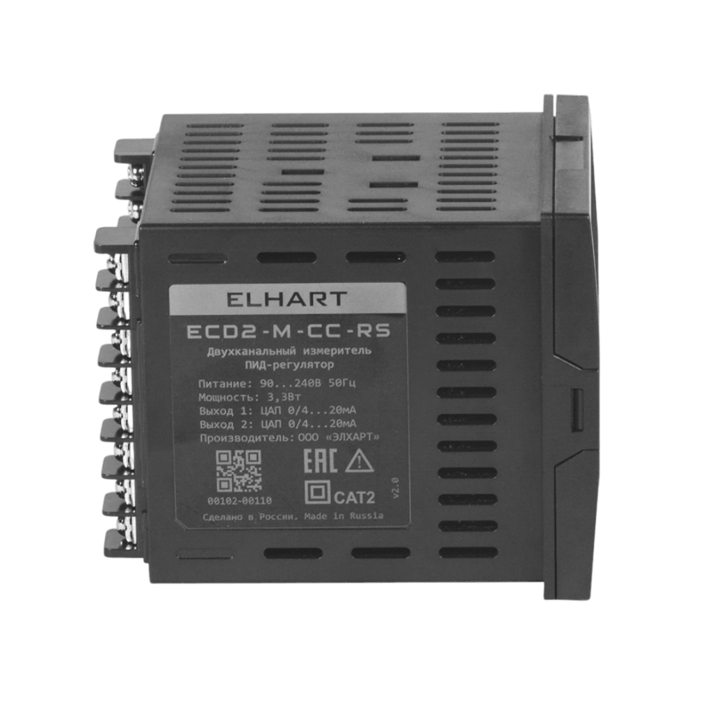 ECD2-M-CC-RS ПИД-регулятор 2-х канальный